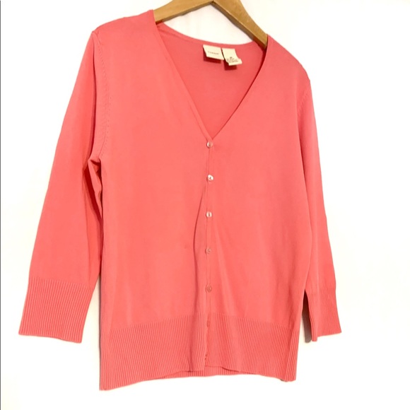 Merona Light Pink V-Neck Lightweight Cardigan-M - Picture 2 of 8